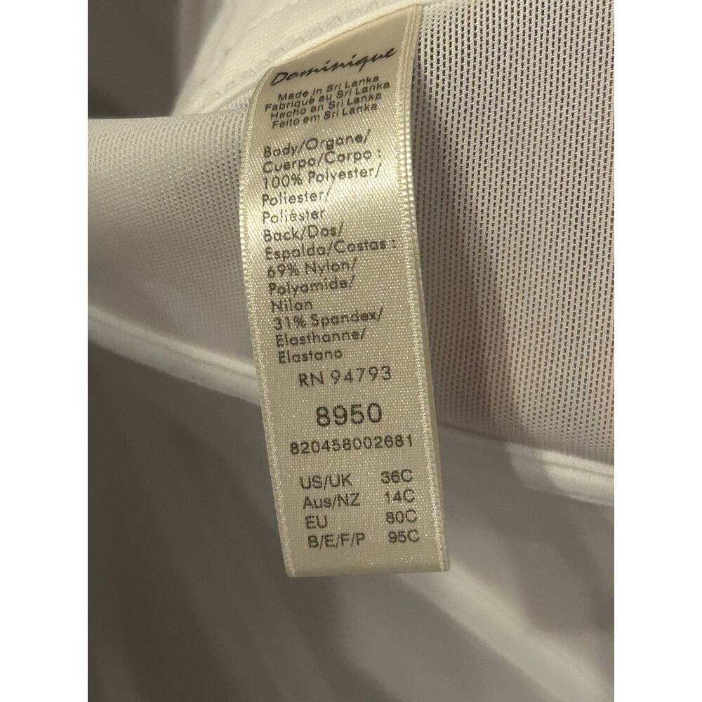 NWT Dominique White Corset size 36C - Picture 6 of 6